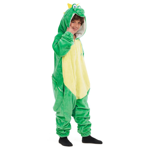 Snuggs Kids Blanket Onesie Crocodile